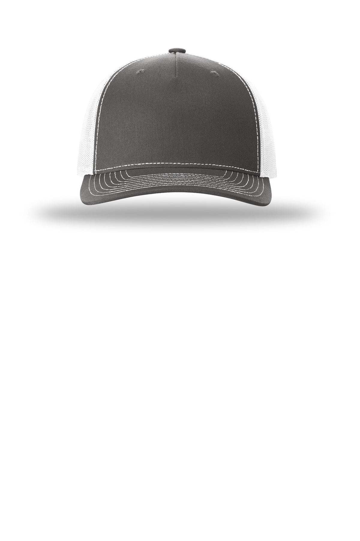 Richardson 112FP Charcoal/ White front