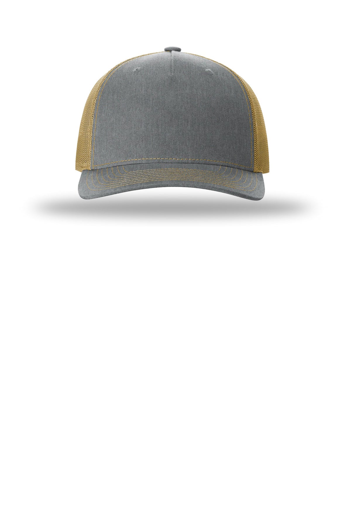 Richardson 112FP Heather Grey/ Amber Gold front