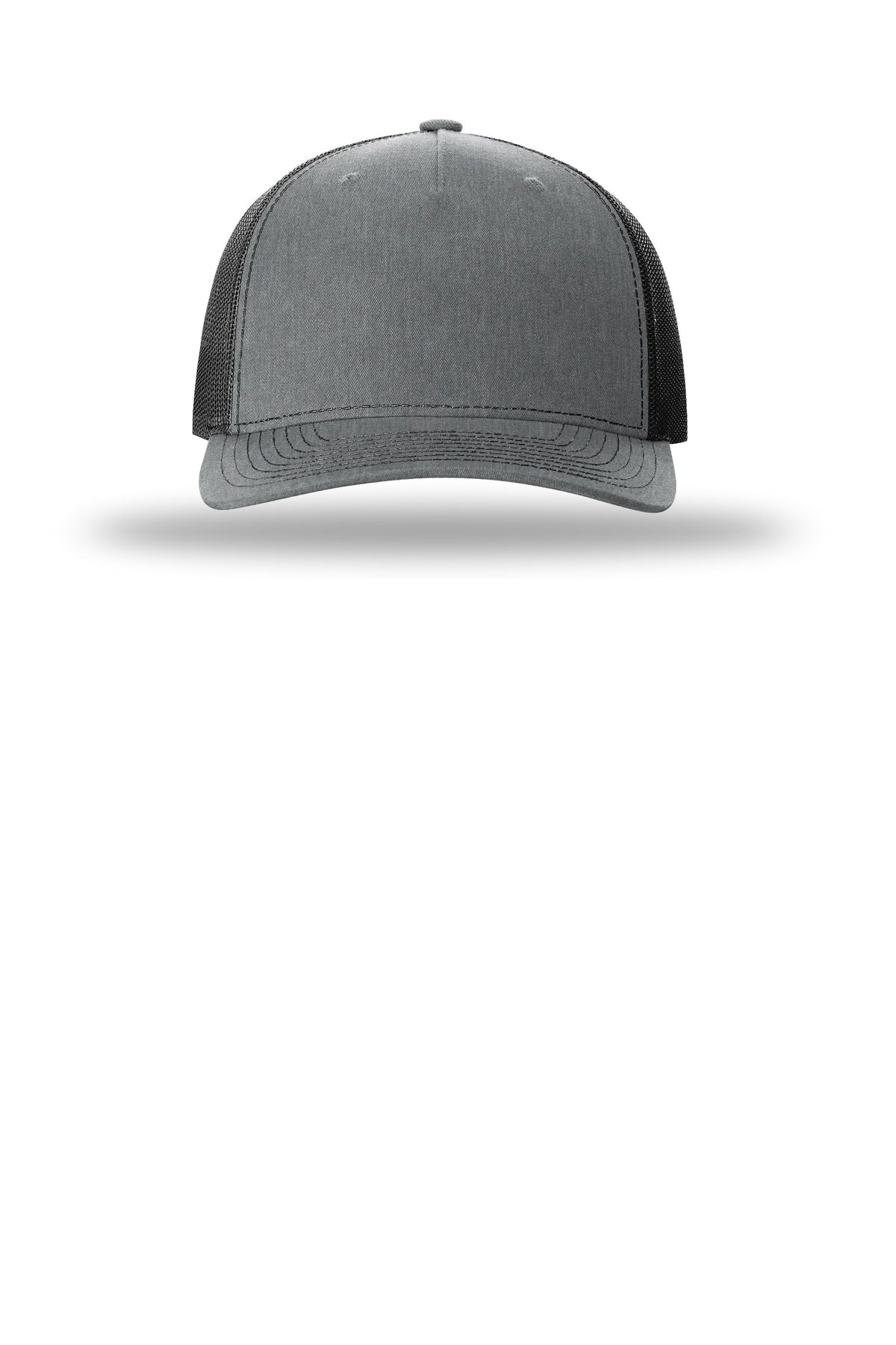 Richardson 112FP Heather Grey/ Black front