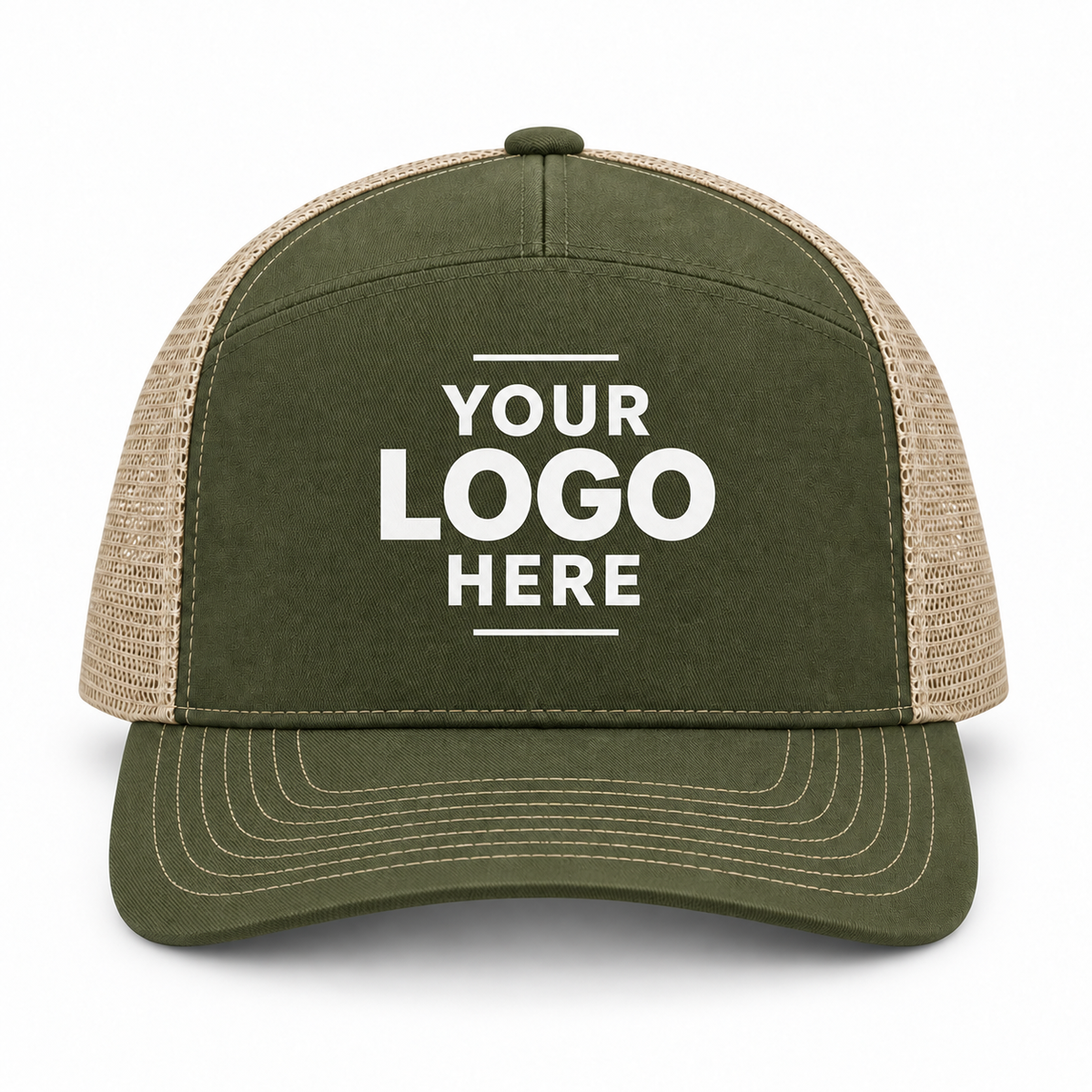 Richardson 112FP Five-Panel Trucker Cap customizable business apparel