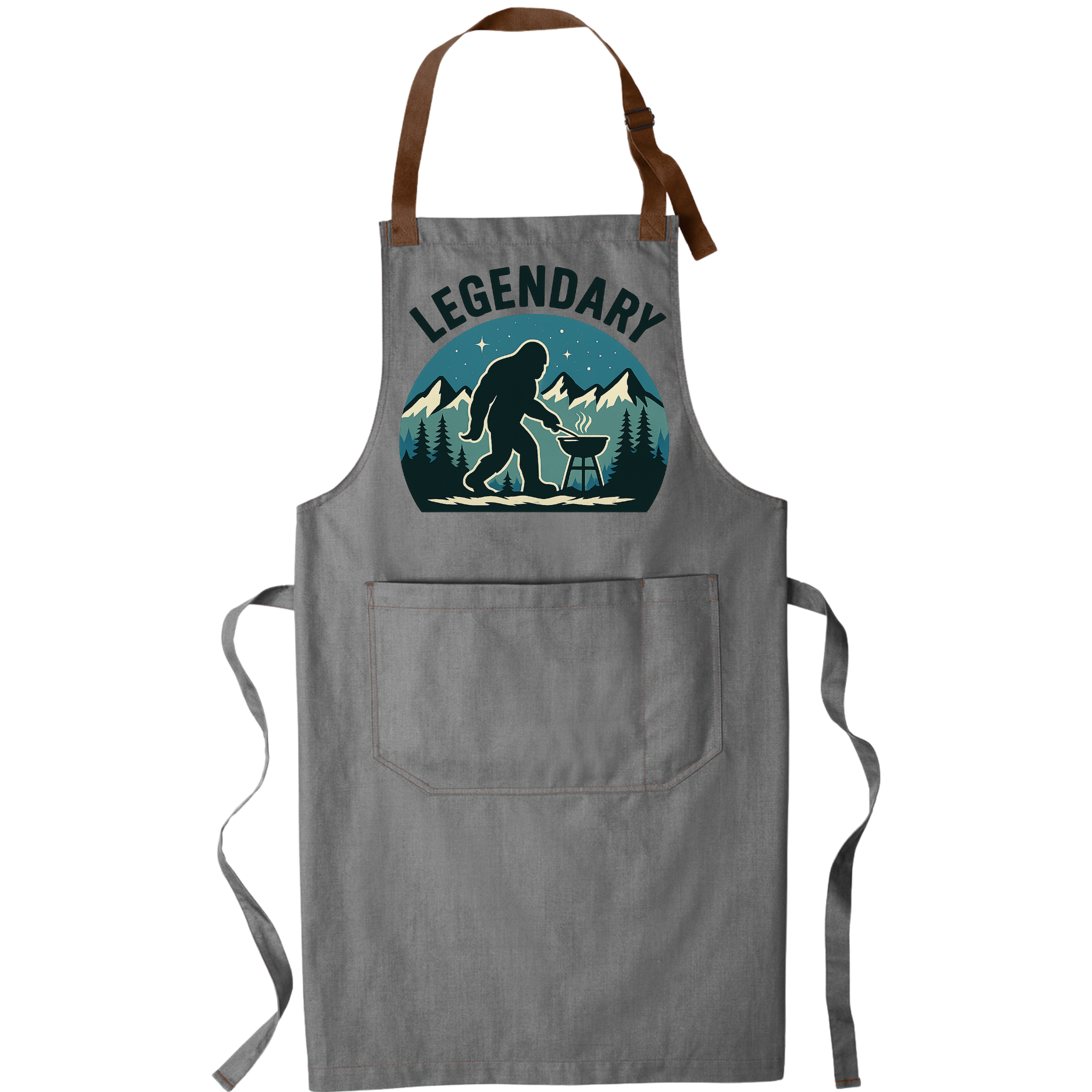 Grilling Apron – Legendary Bigfoot or Every Butt Deserves a Good Rub A800