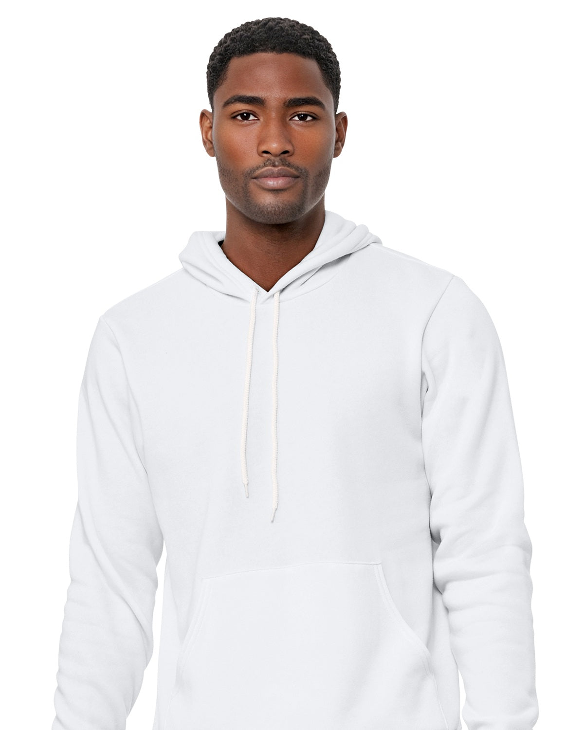 BELLA+CANVAS 3719 DTG White model front on white