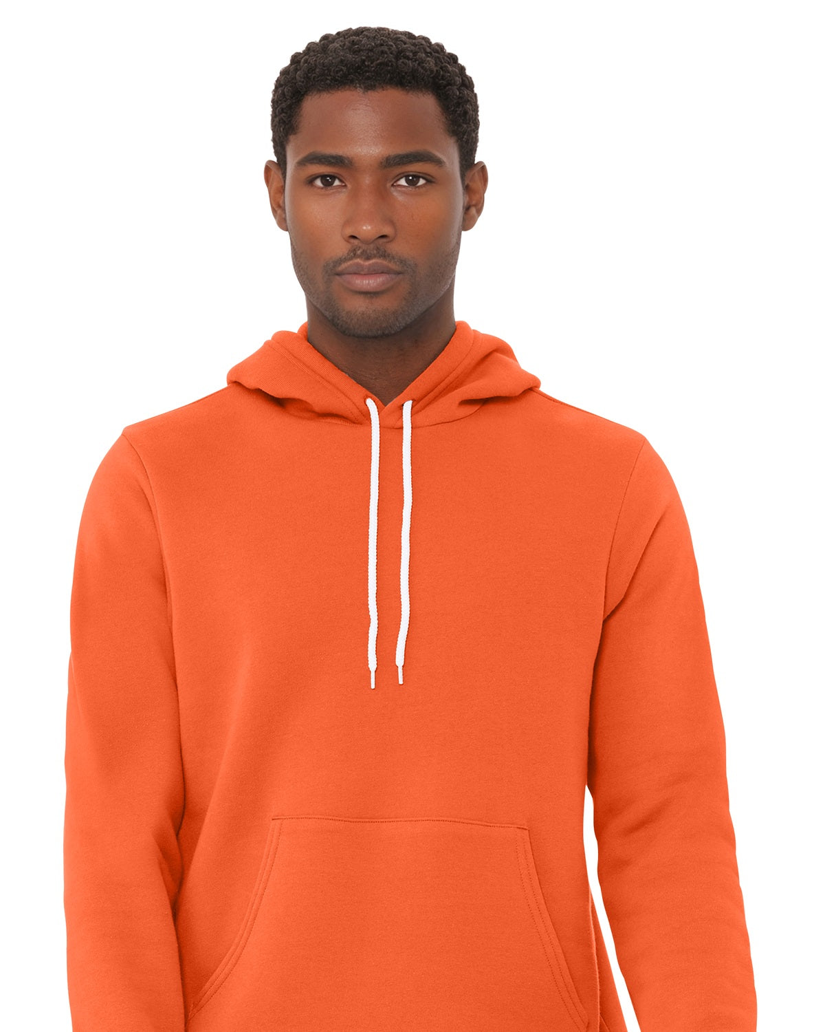 BELLA+CANVAS 3719 Orange model front on white