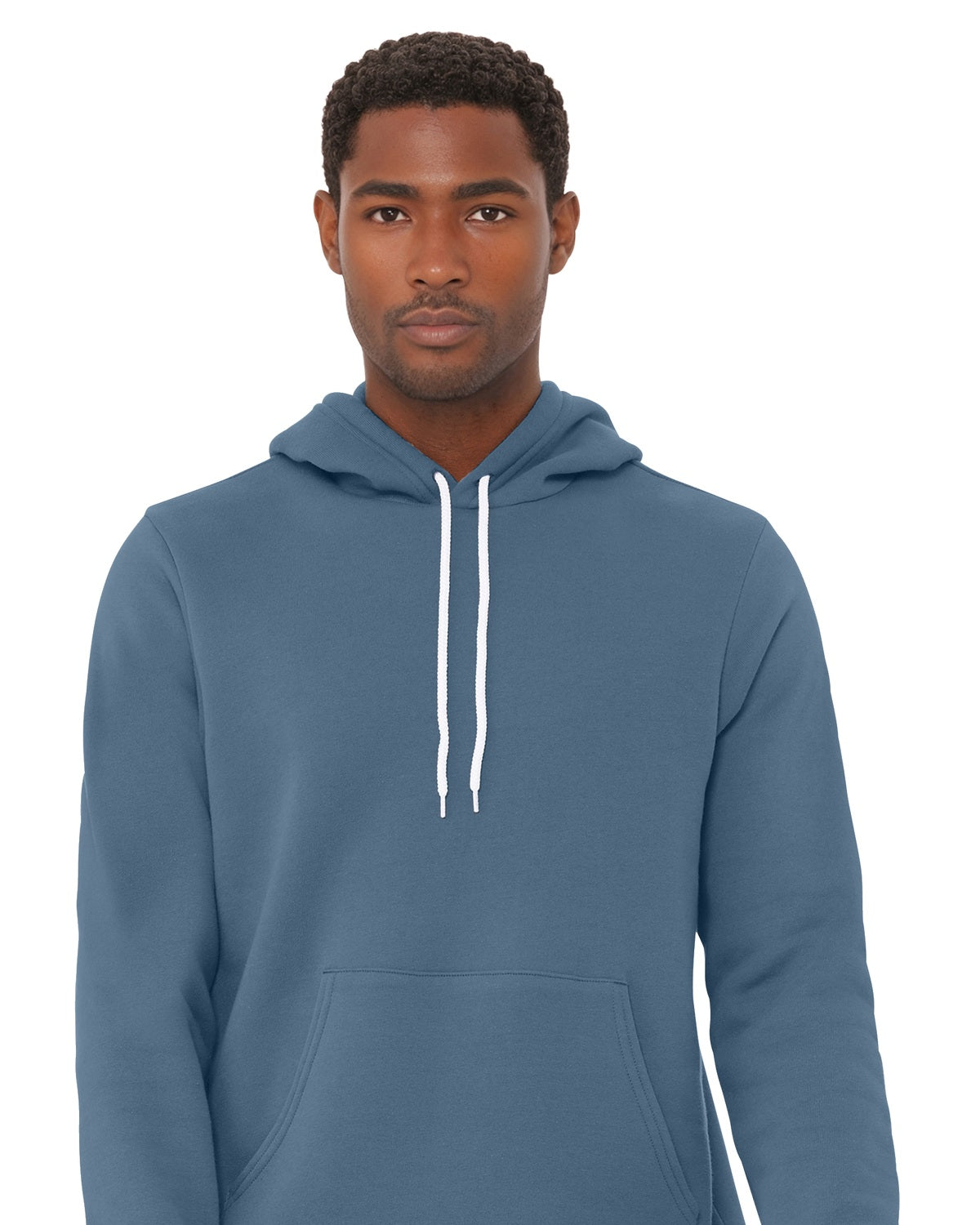 BELLA+CANVAS 3719 Steel Blue model front on white