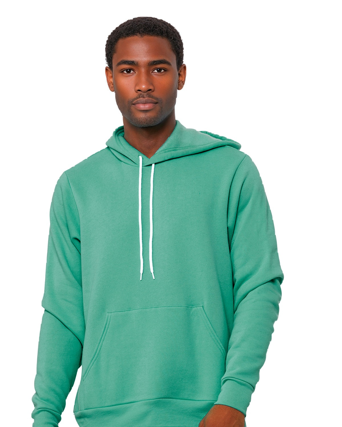 BELLA+CANVAS 3719 Teal model front on white