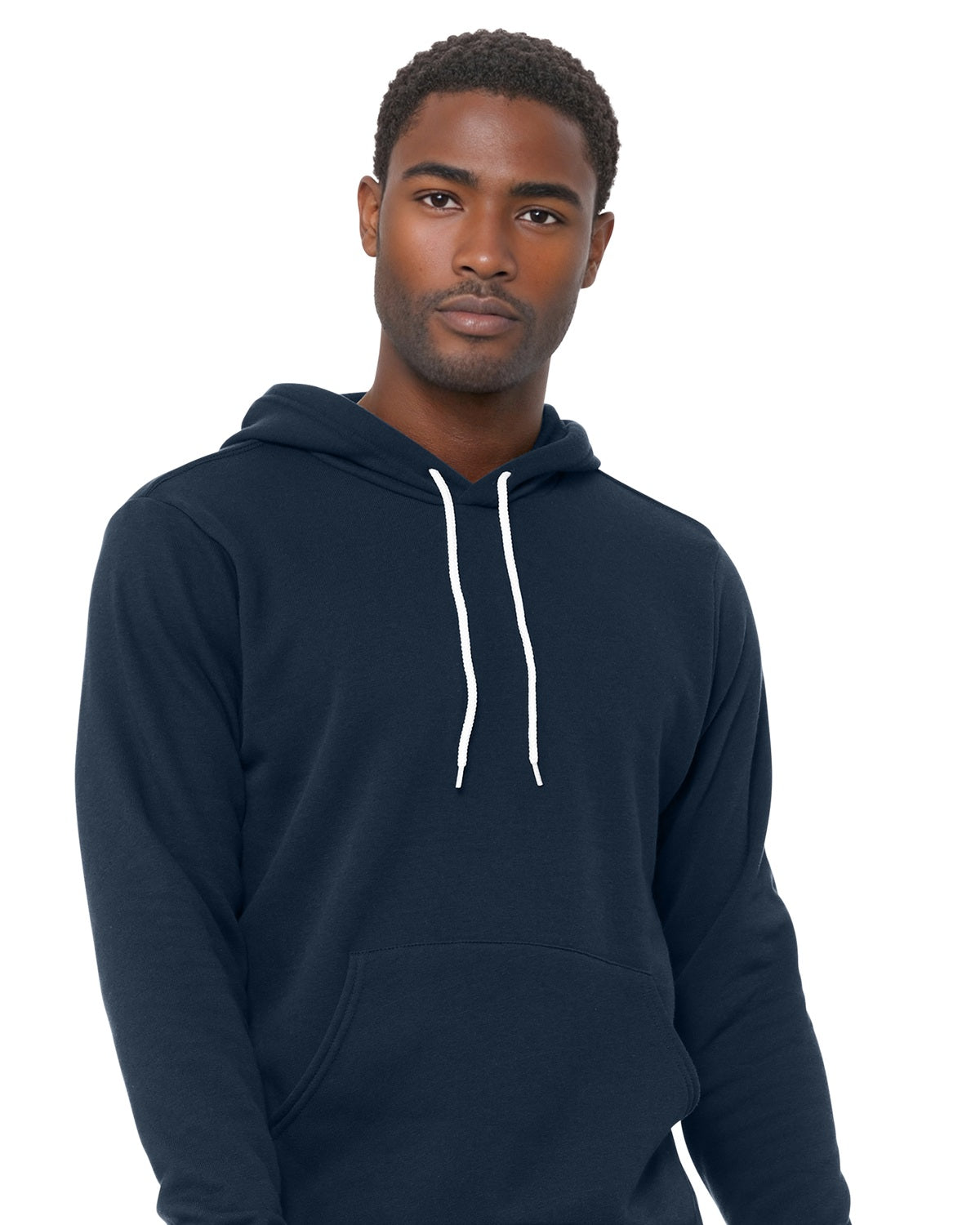 BELLA+CANVAS 3719 Navy model front on white