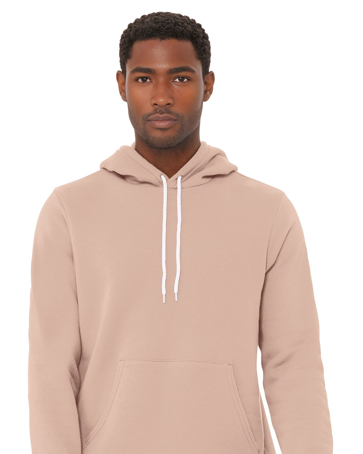 BELLA+CANVAS 3719 Peach model front on white