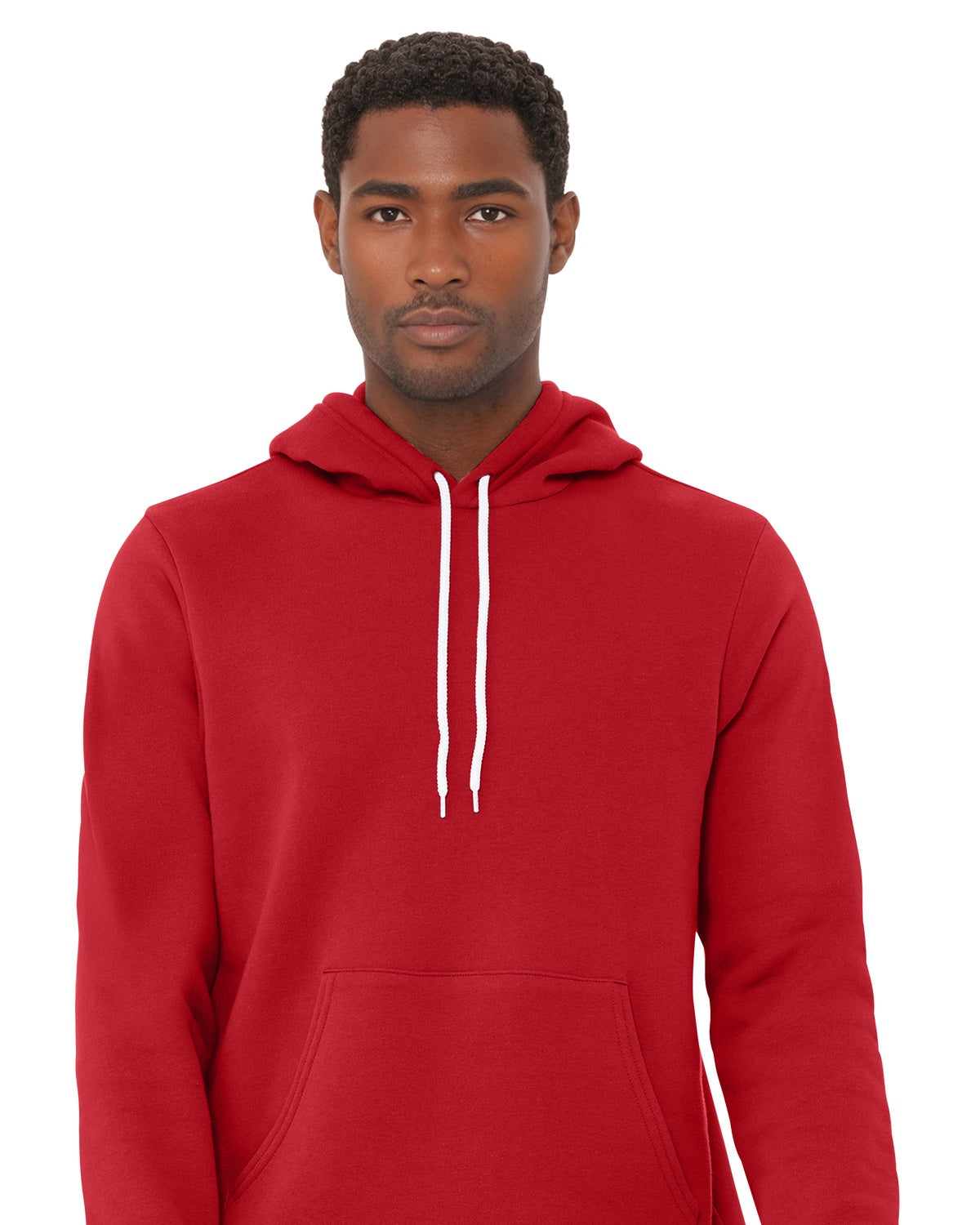 BELLA+CANVAS 3719 Red model front on white