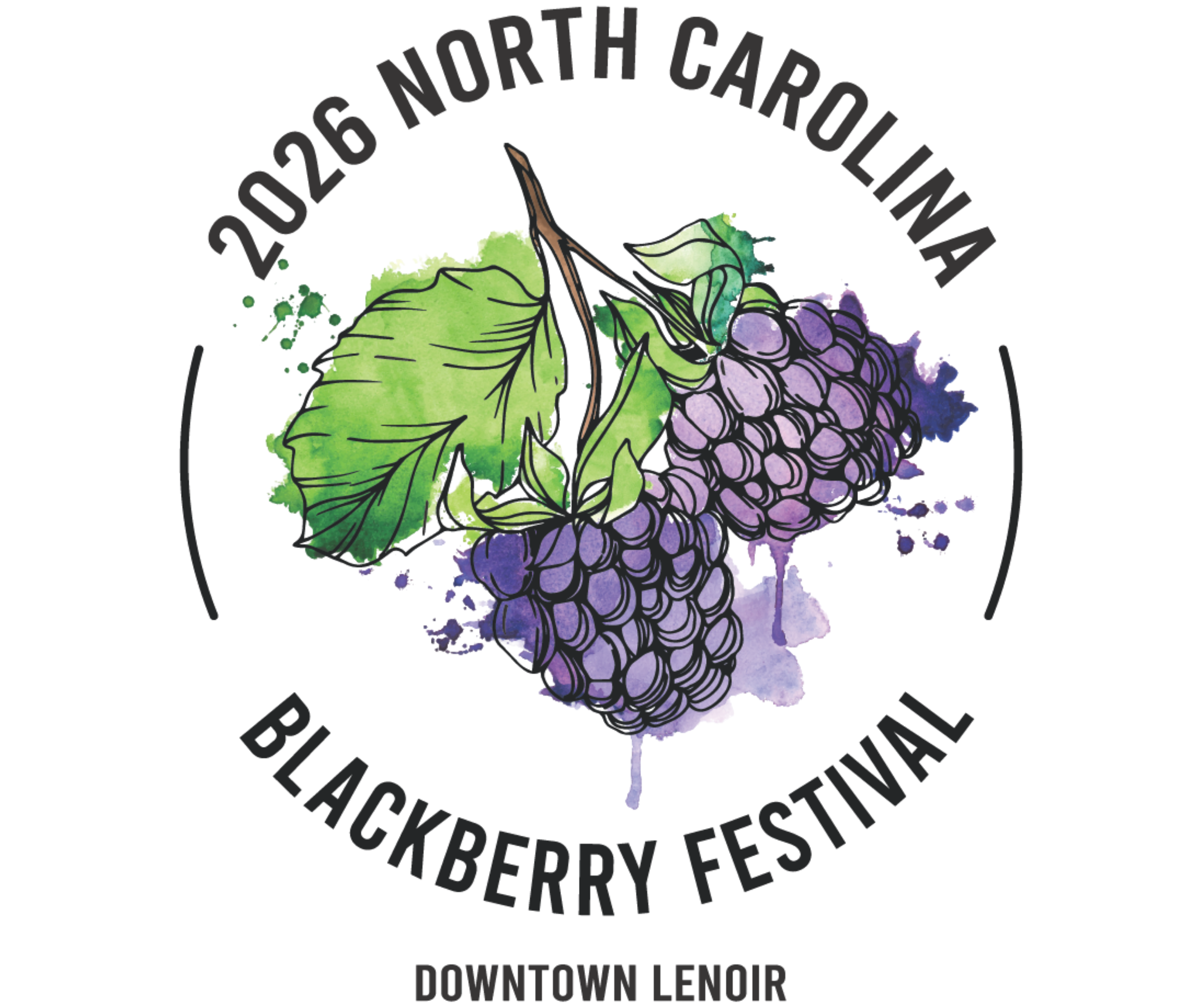 Official 2026 Blackberry Festival T-Shirt, Adult