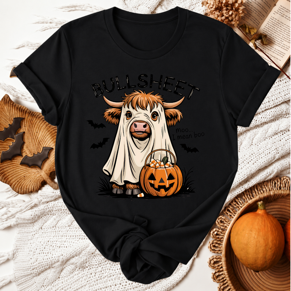 BullSheet Halloween T-Shirt - Black