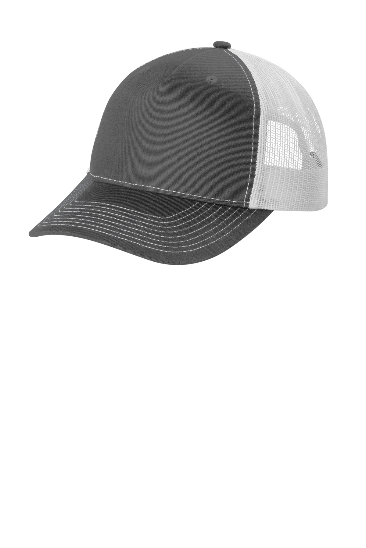 Port Authority C405 Grey Steel/ White front
