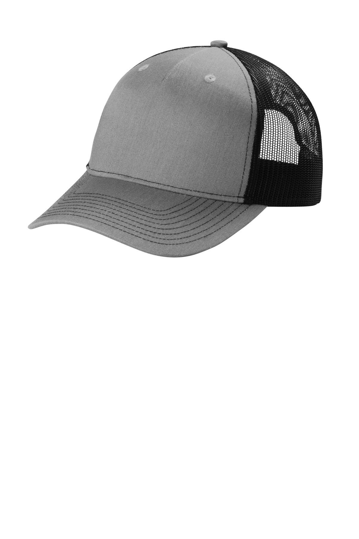 Port Authority C405 Heather Grey/ Black front
