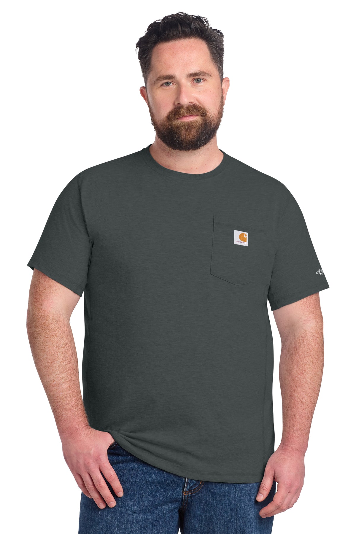 Carhartt CT106652 Carbon Heather model front
