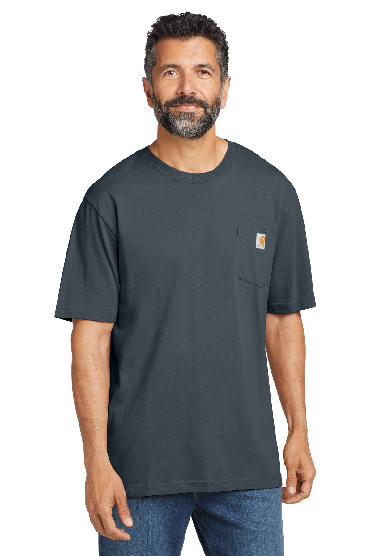 Carhartt CTK87 Bluestone model front