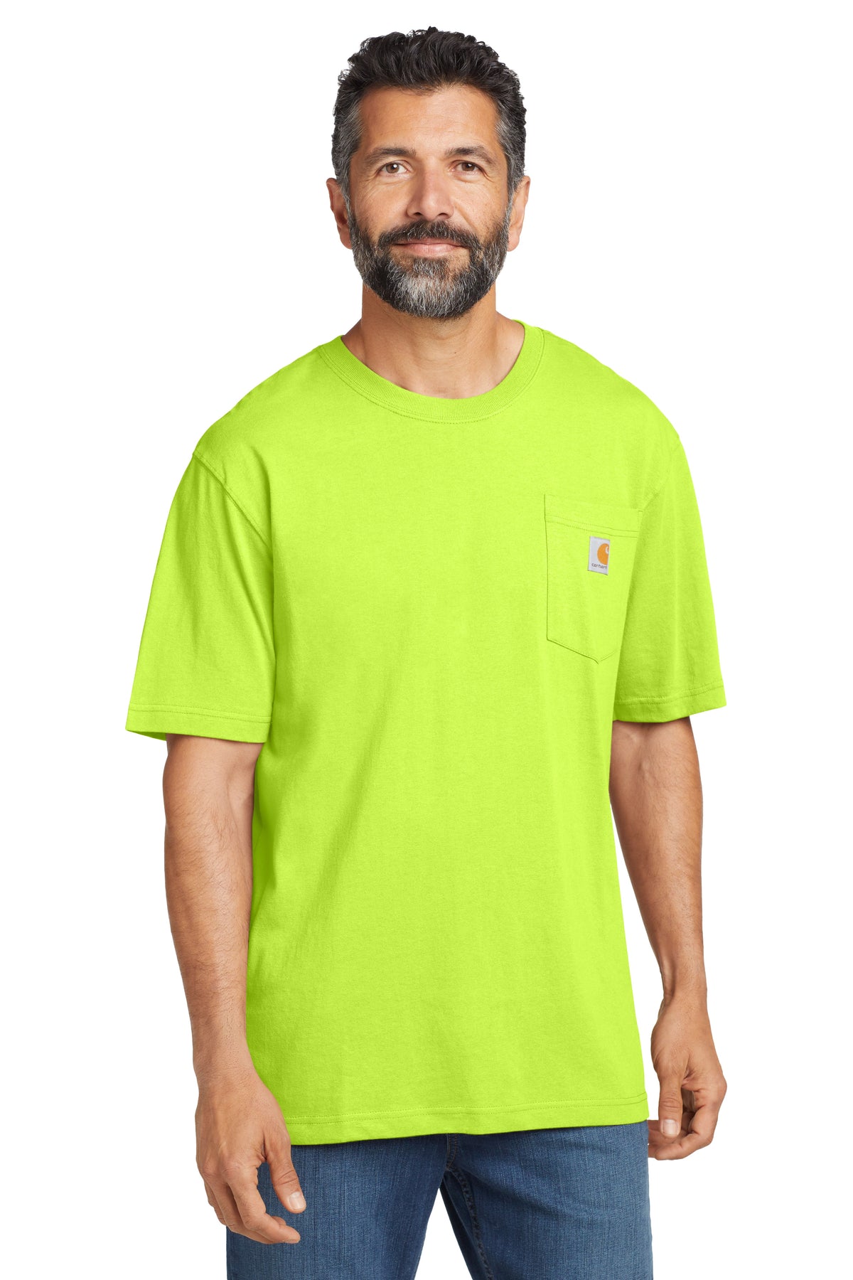 Carhartt CTK87 Brite Lime model front