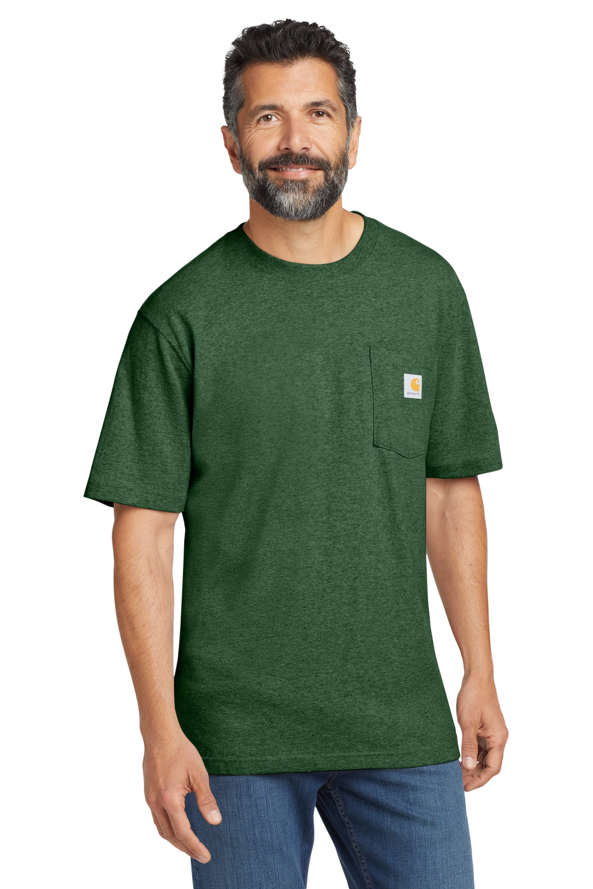 Carhartt CTK87 North Woods Heather model front