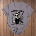 Cleats & Chaos soccer t-shirt in Storm