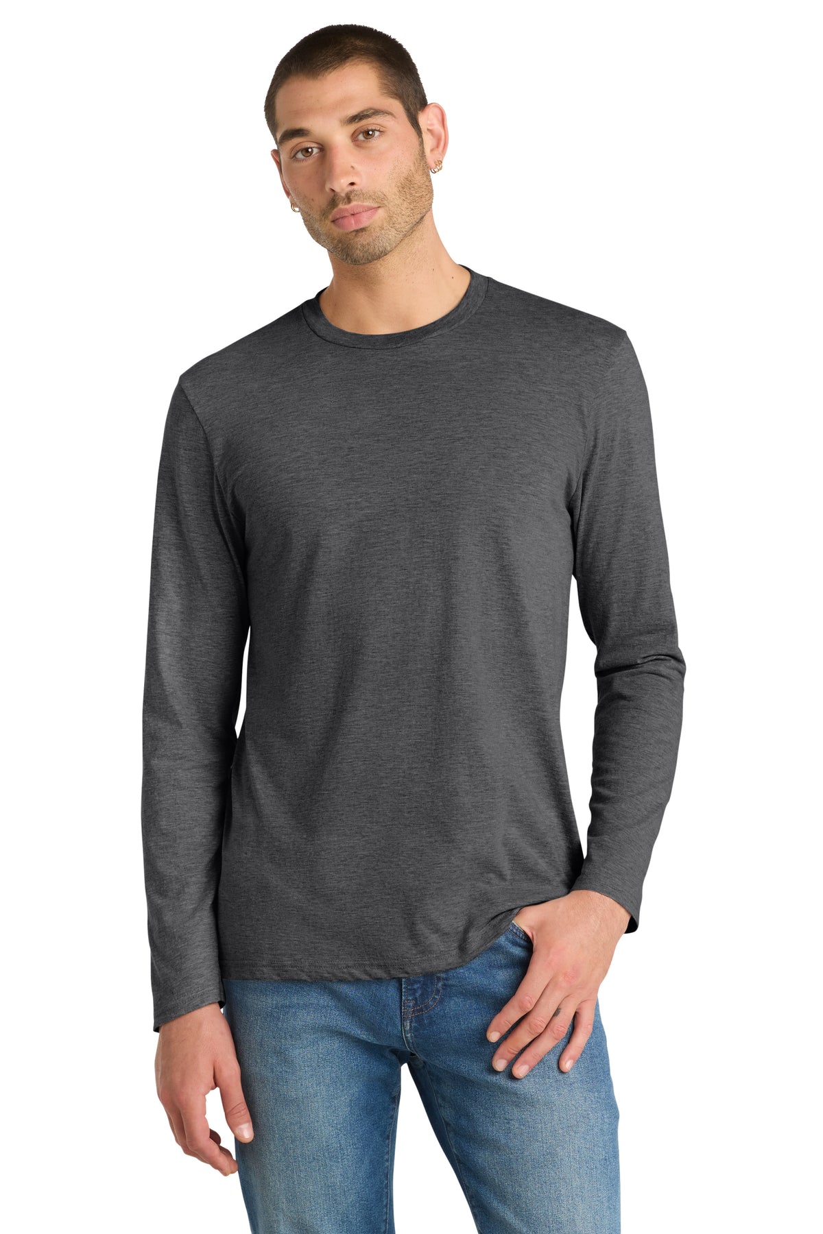 District DT6200 Heathered Charcoal model front