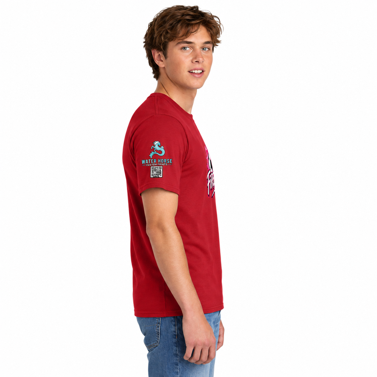 Fireballs Soccer T-Shirt Port & Co Easy Cotton Tee