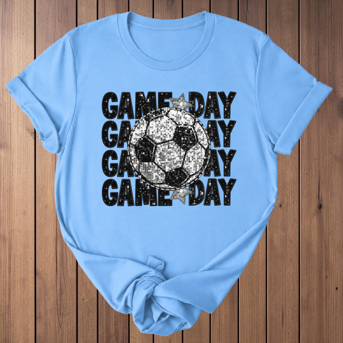 Game Day Soccer T-Shirt - Carolina Blue