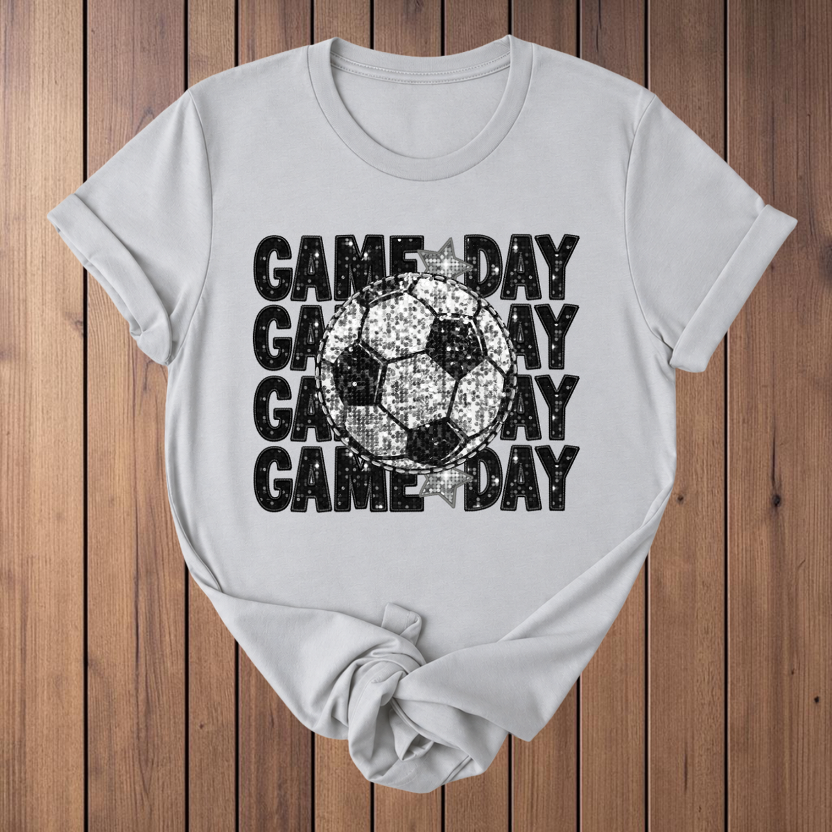 Game Day Soccer T-Shirt - Silver