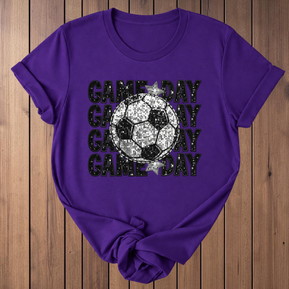 Game Day Soccer T-Shirt - Team Purple