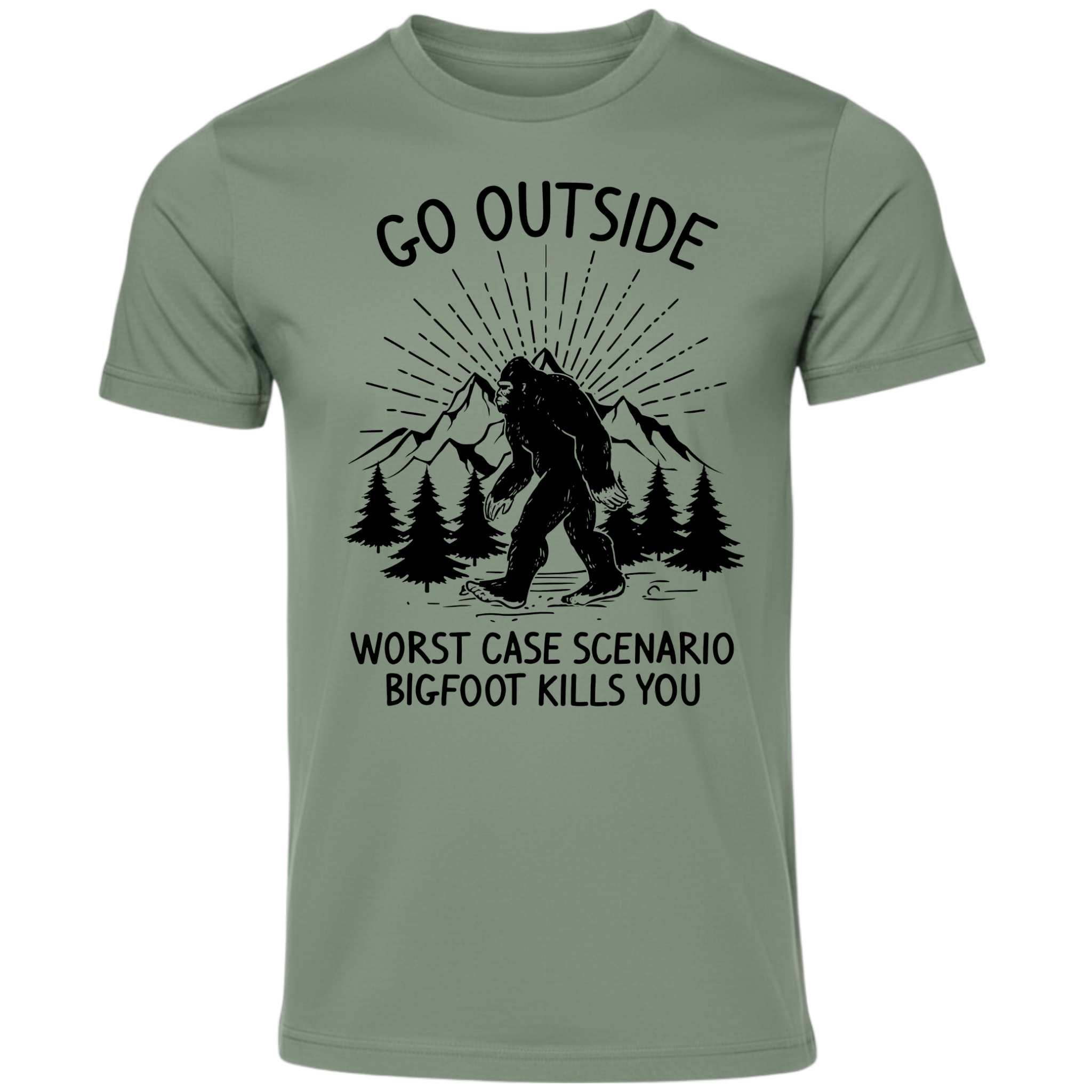 Go Outside Worst Case Scenario Bigfoot Kills You