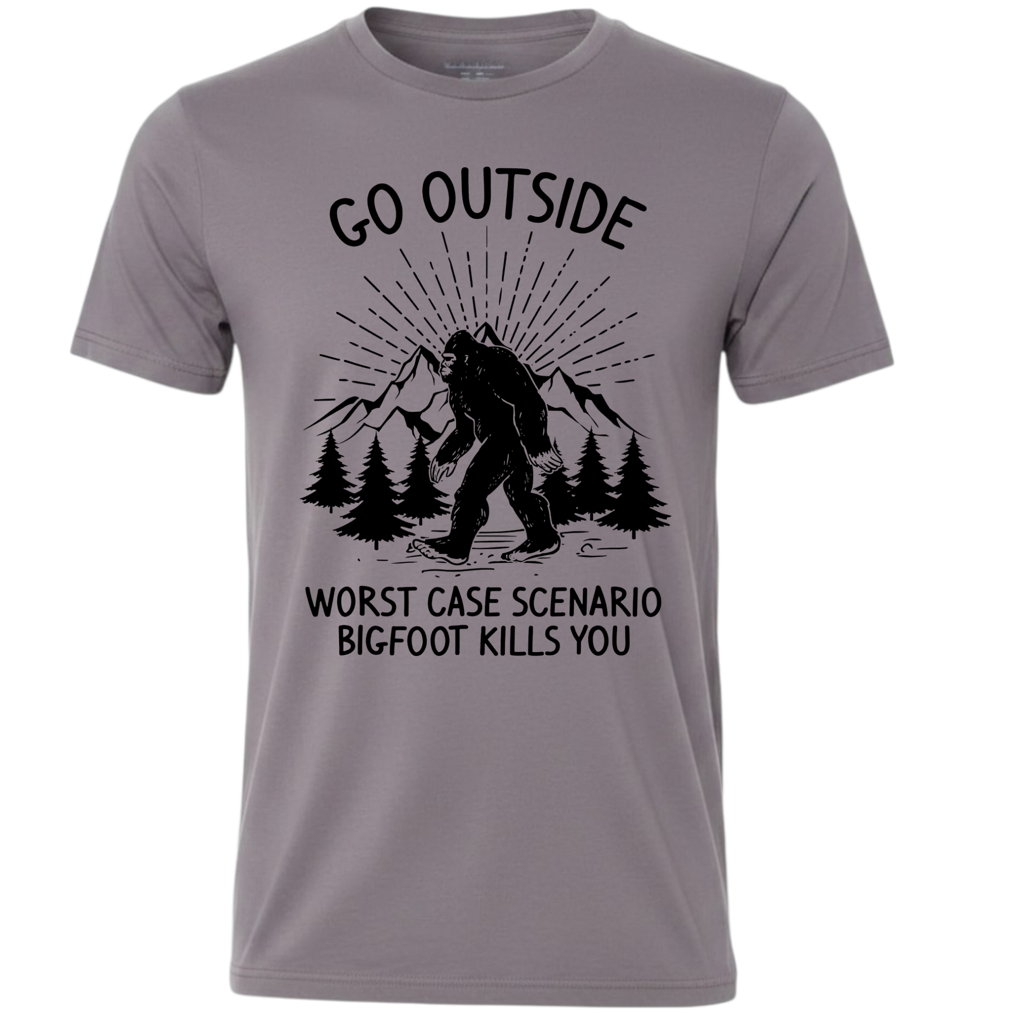 Go Outside Worst Case Scenario Bigfoot Kills You