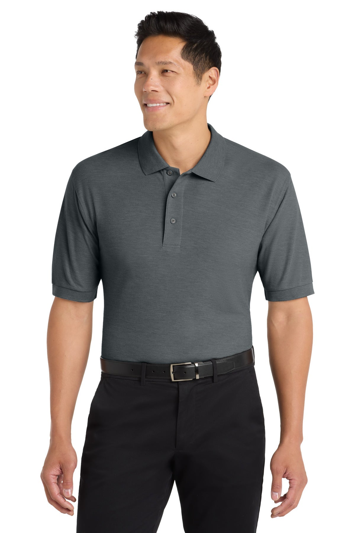 Port Authority K500 Steel Grey model front