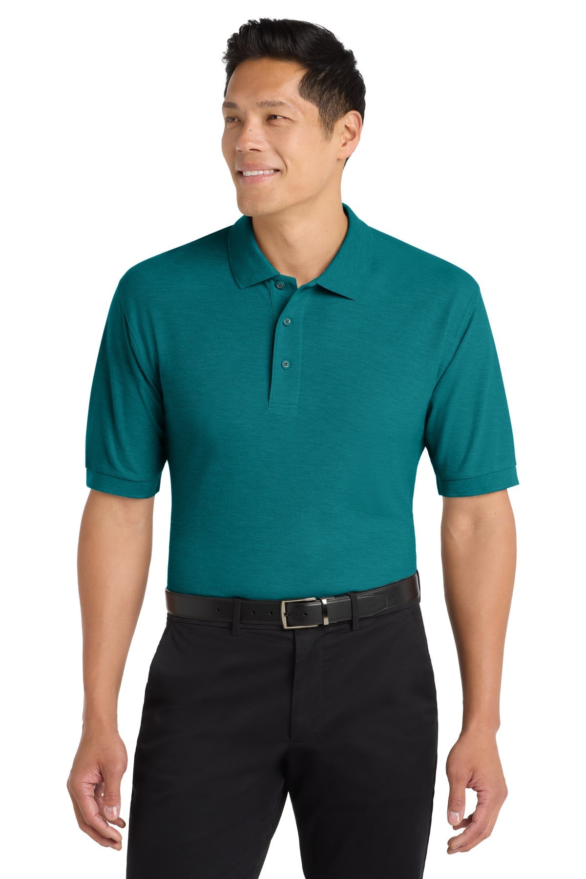 Port Authority K500 Teal Green model front
