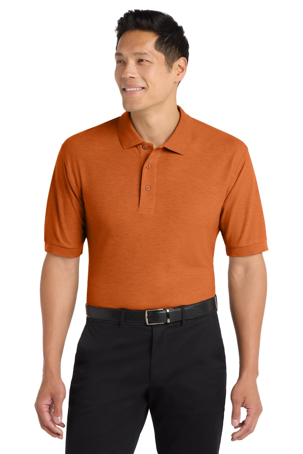 Port Authority K500 Texas Orange model front