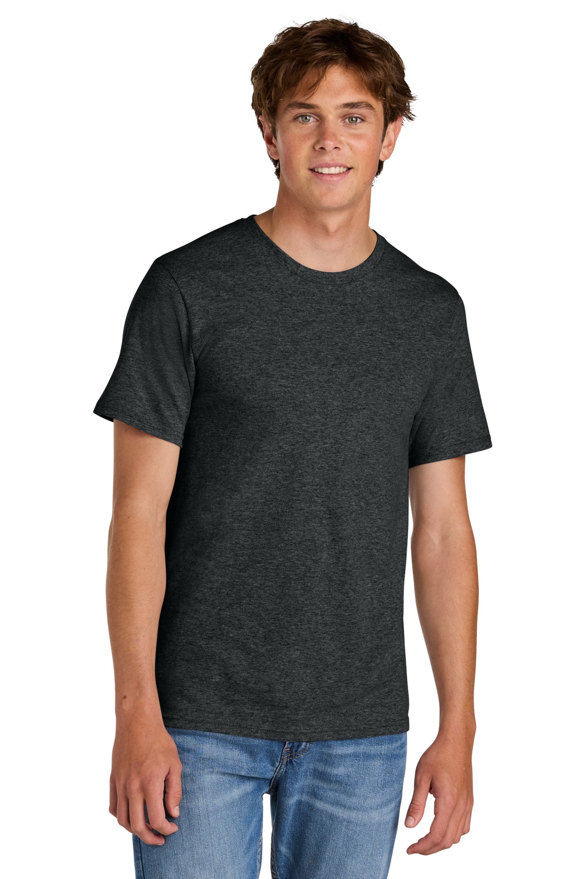 Port & Co PC43 Black Heather official manufacturer model front