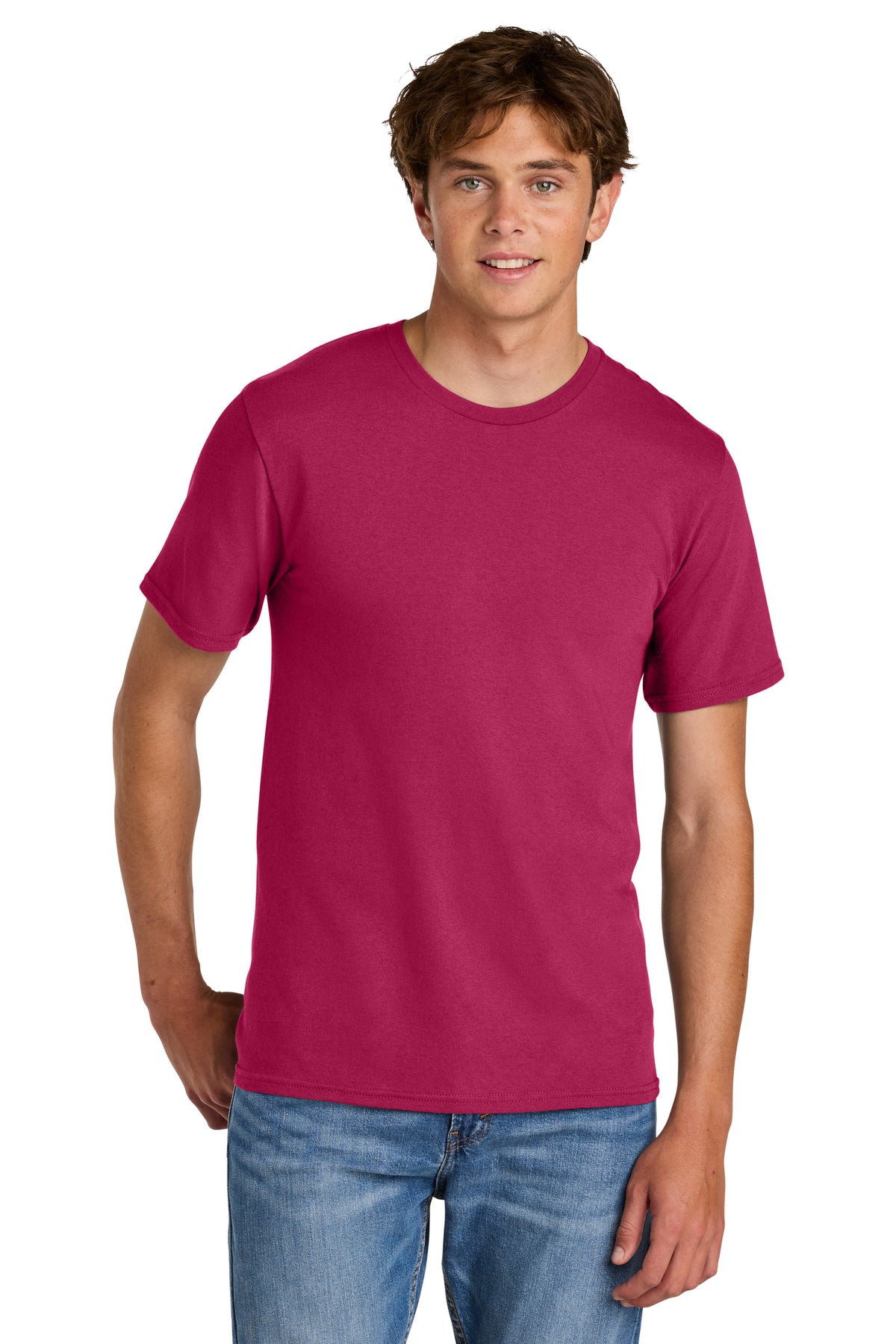 Port & Co PC43 Flush Pink official manufacturer model front