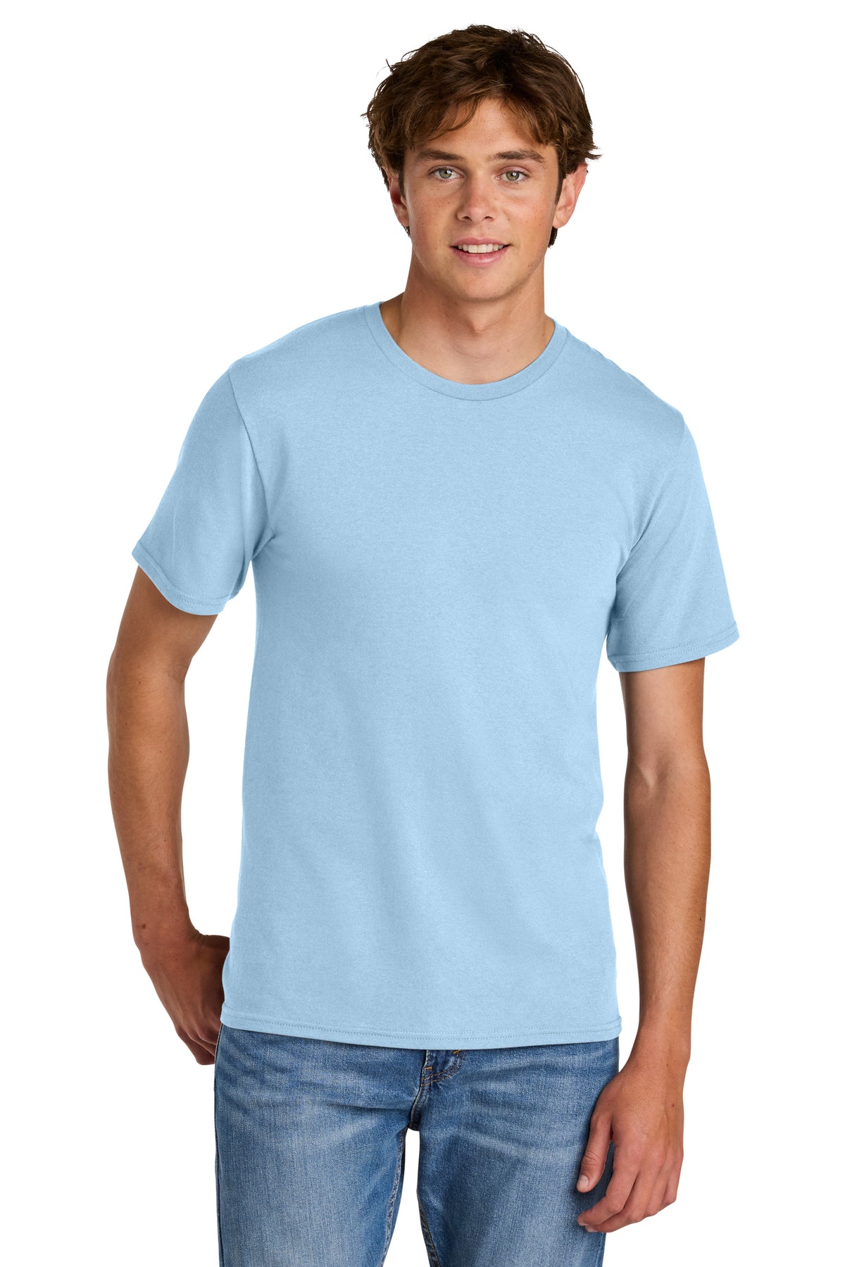Port & Co PC43 Ice Blue official manufacturer model front