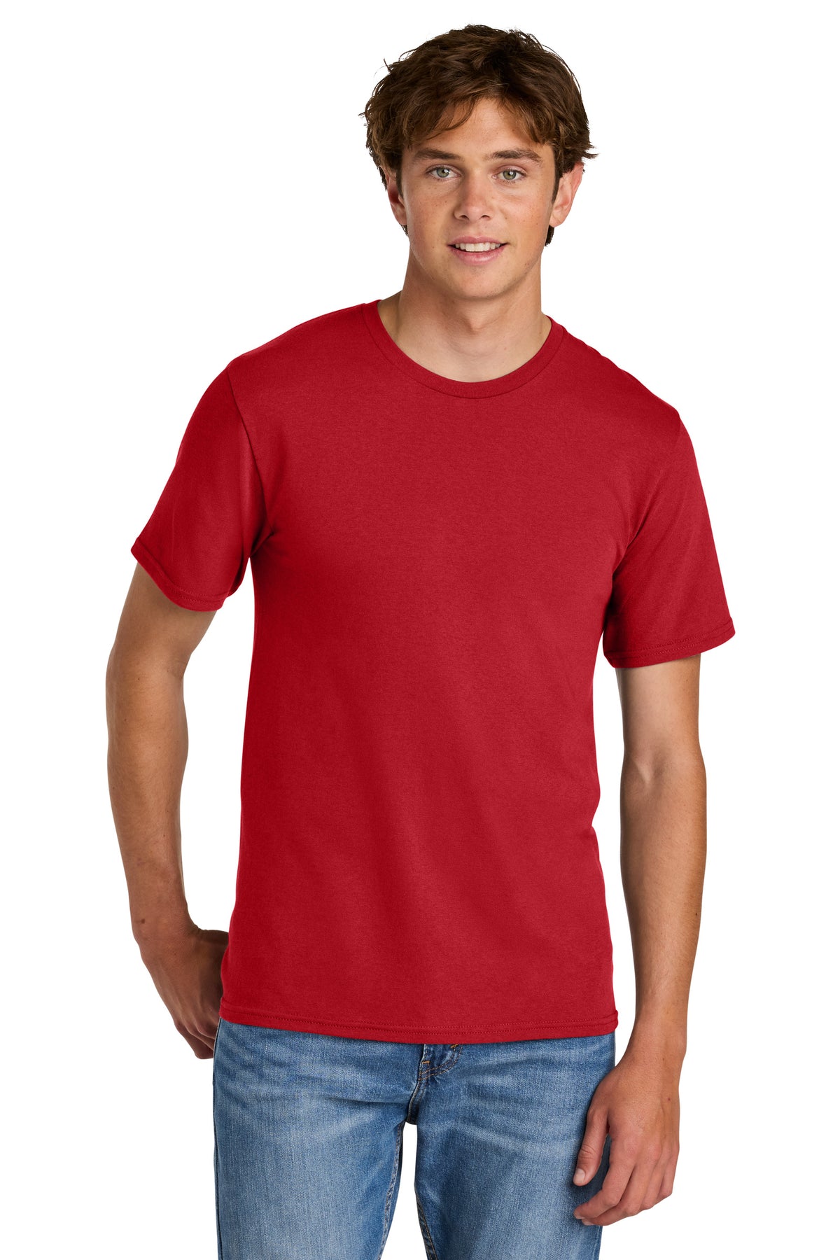 Port & Co PC43 Red official manufacturer model front