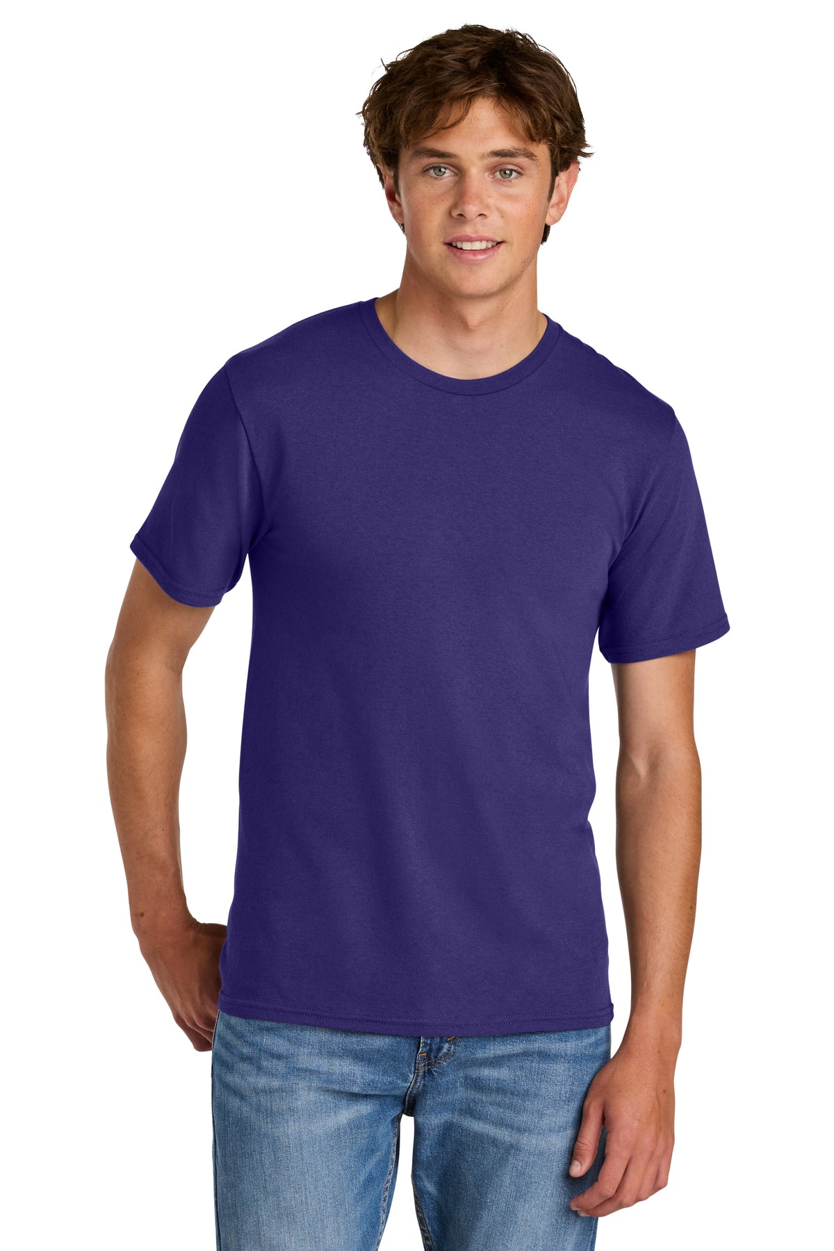 Port & Co PC43 Team Purple official manufacturer model front