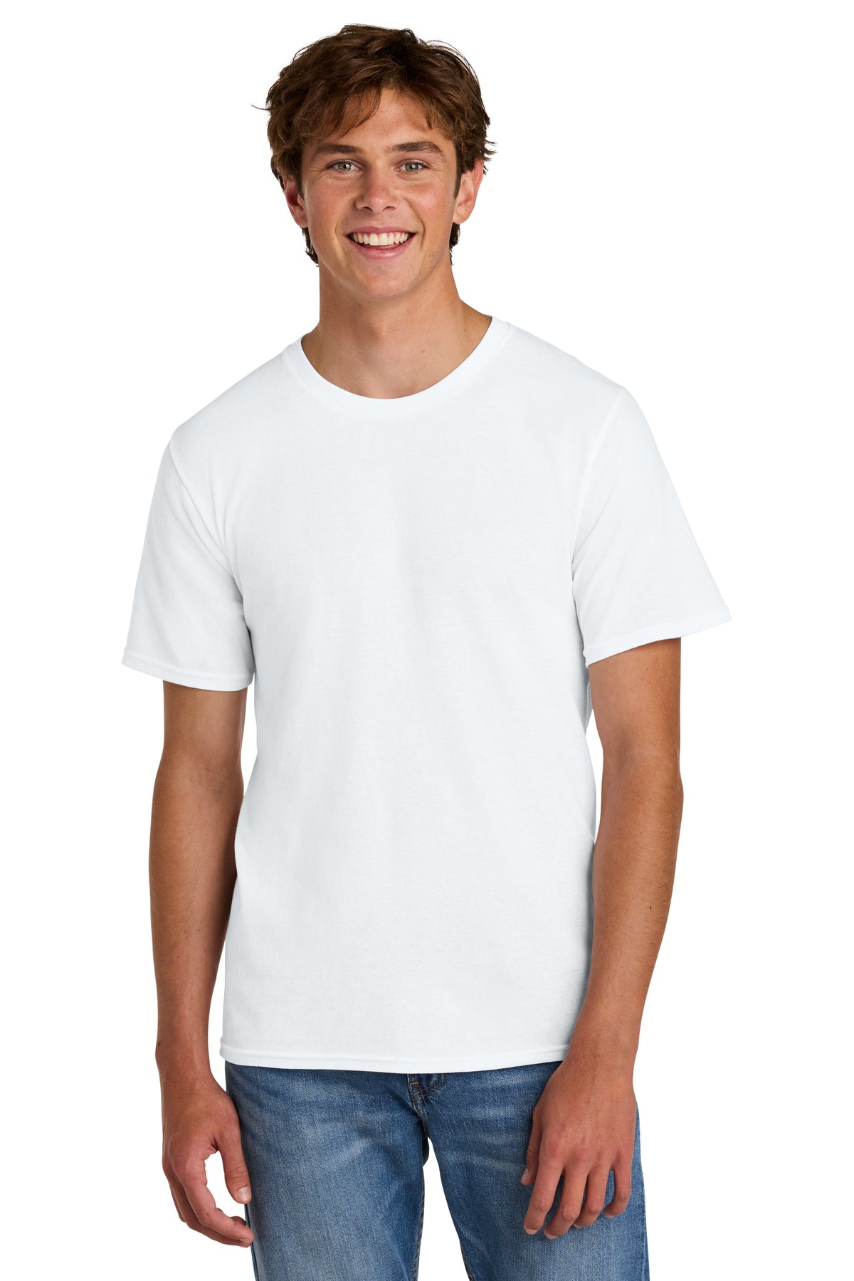 Port & Co PC43 White official manufacturer model front
