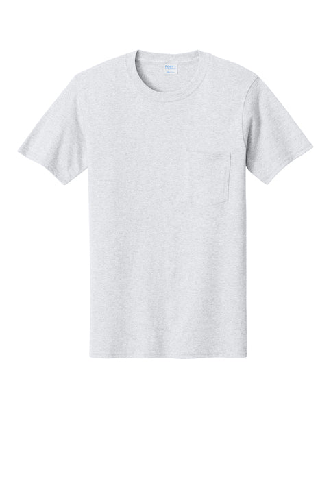 Port & Co PC54P Core Cotton Pocket Tee