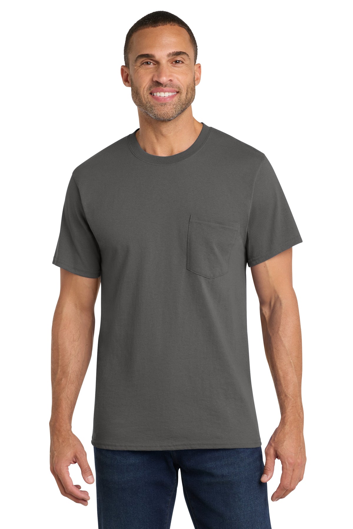 Port & Co PC54P Charcoal model front