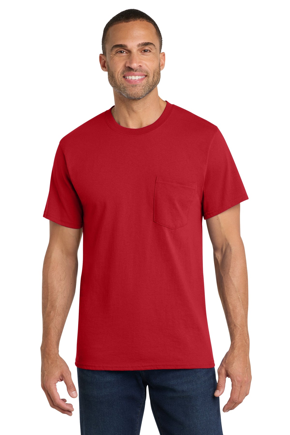 Port & Co PC54P Red model front