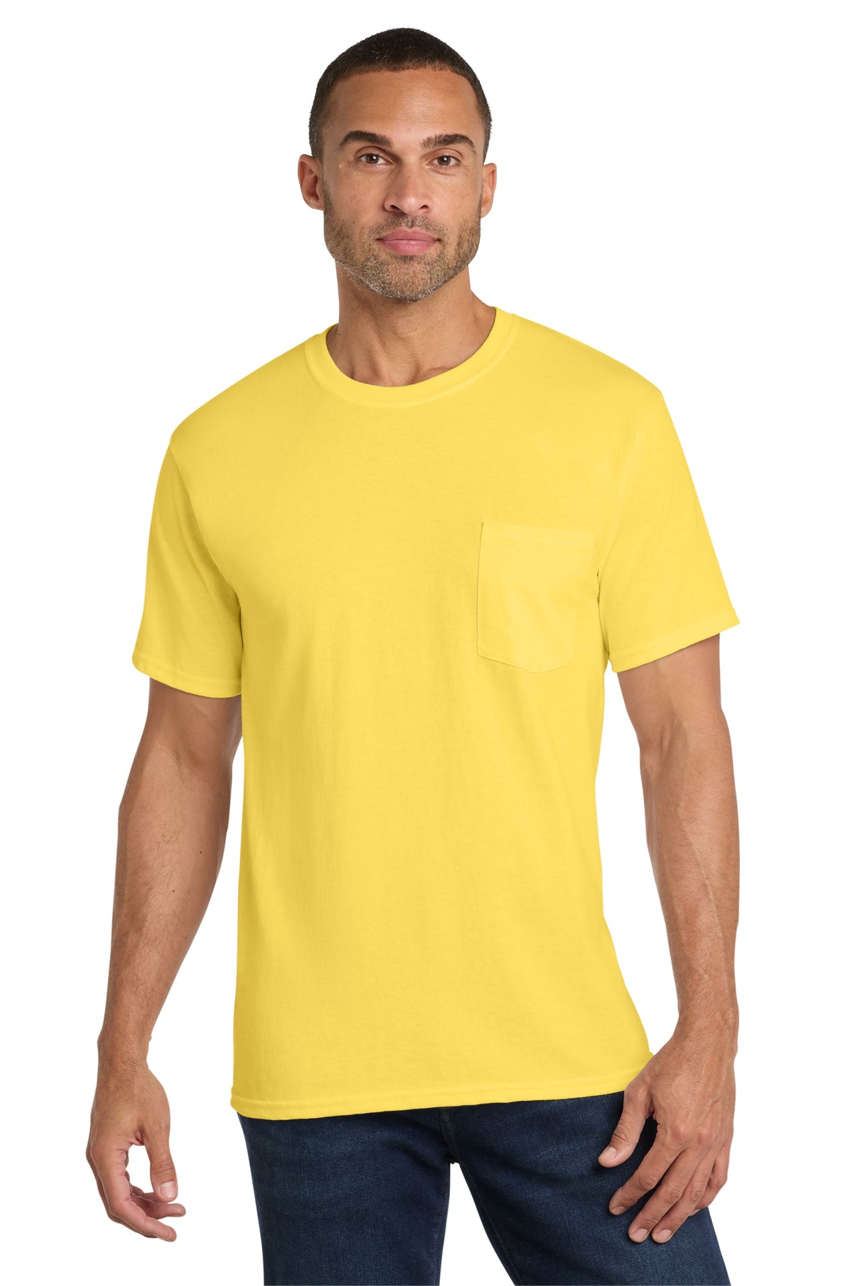 Port & Co PC54P Yellow model front