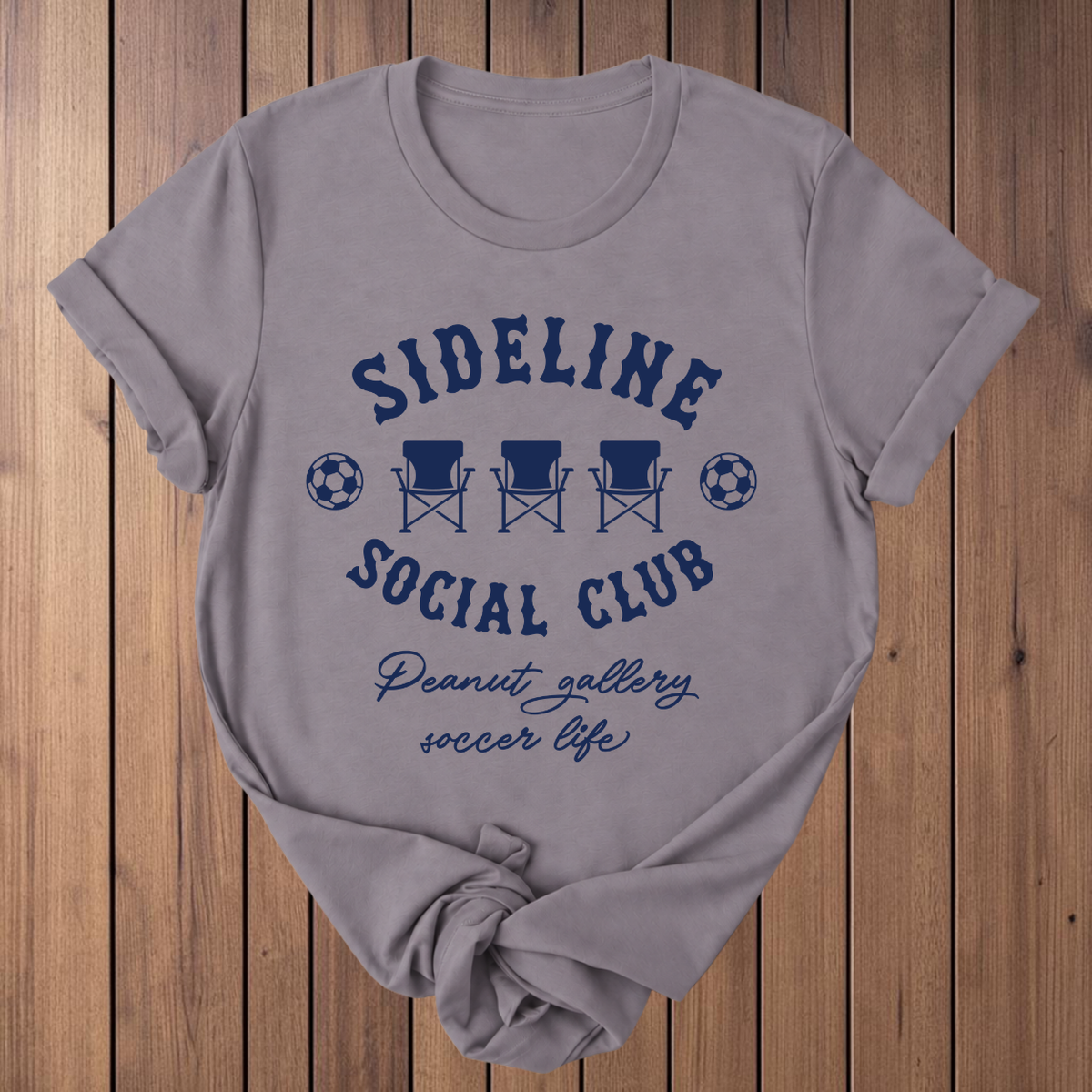 Sideline Social Club Soccer T-Shirt - Storm