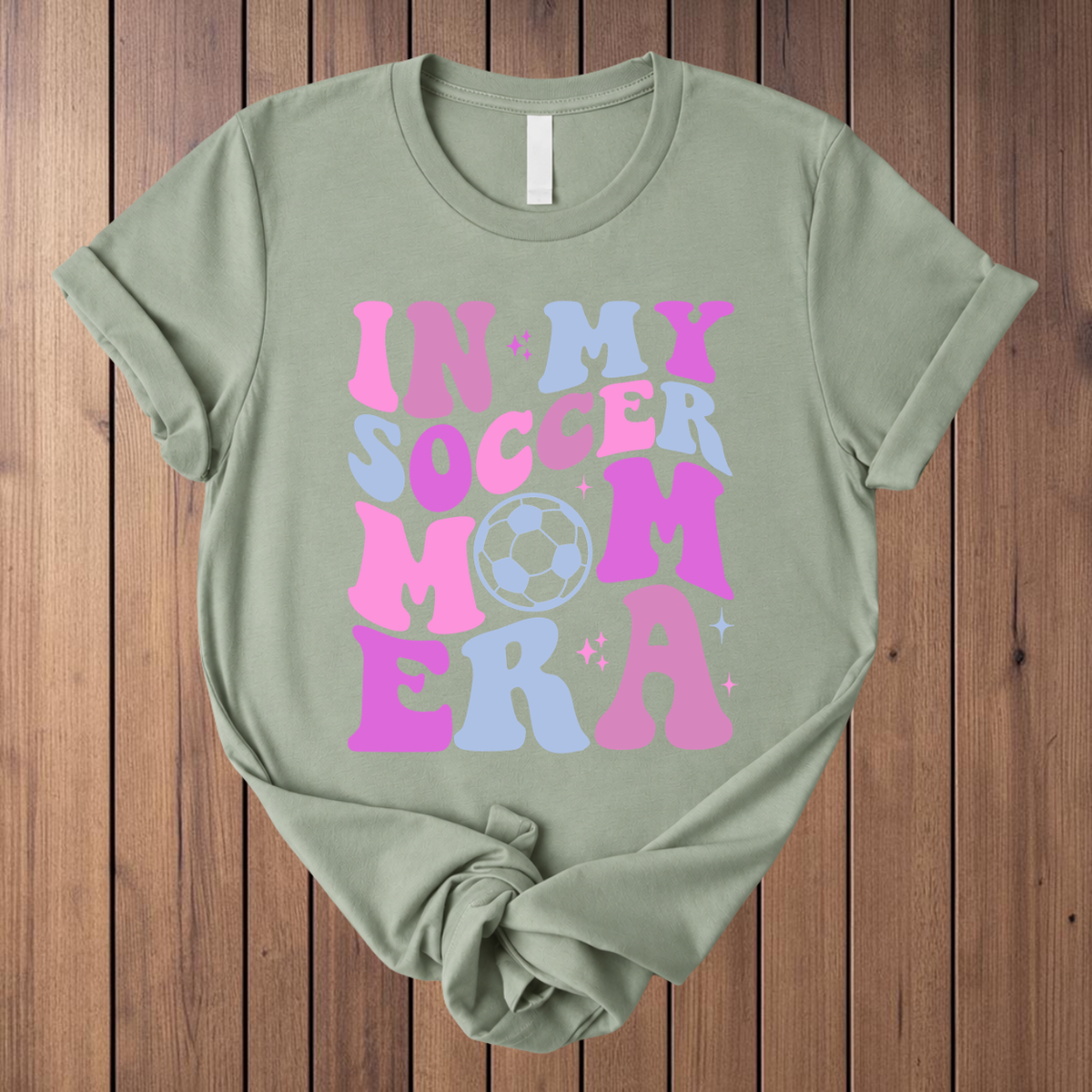 In My Soccer Mom Era T-Shirt - Sage