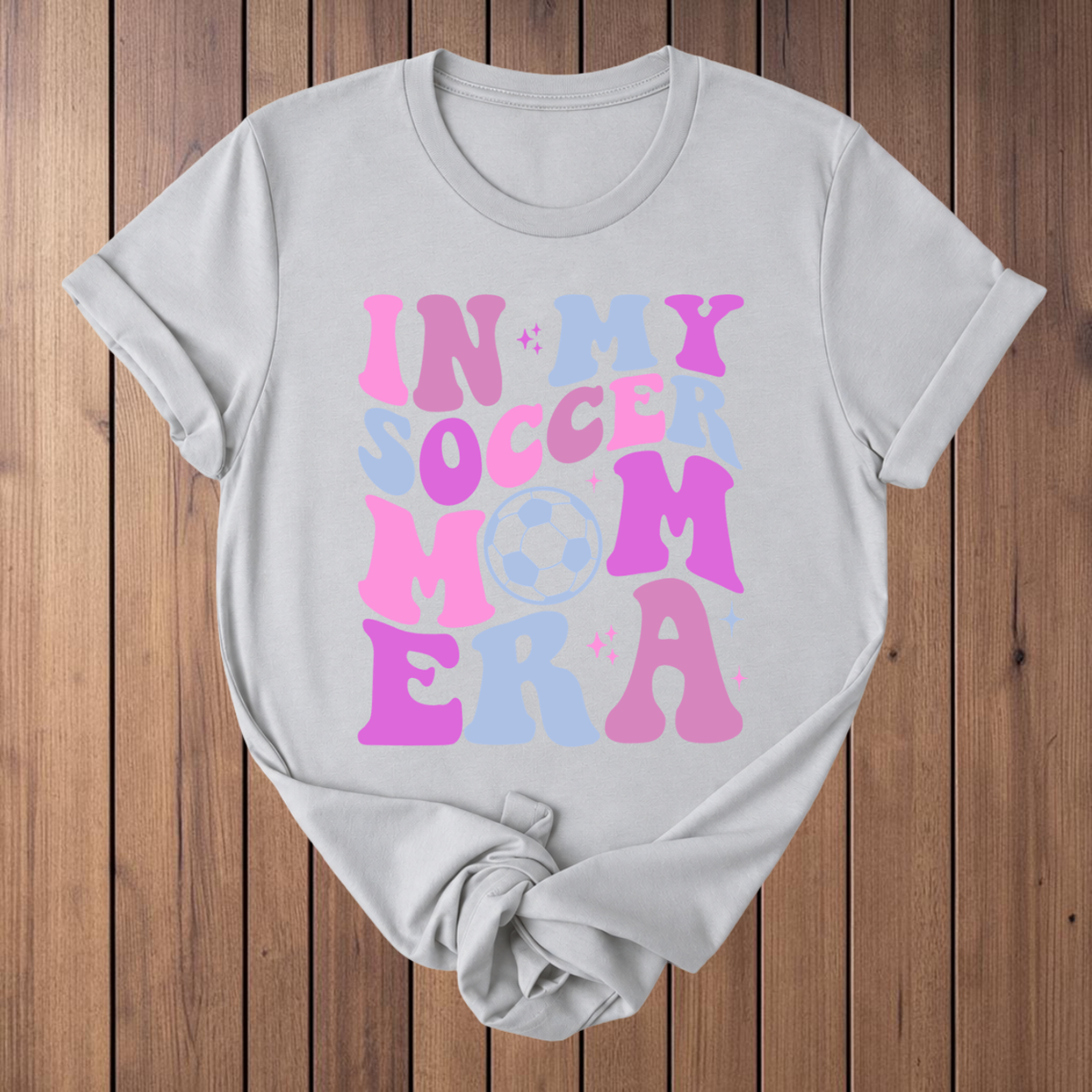 In My Soccer Mom Era T-Shirt - Silver