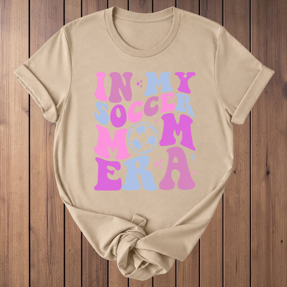 In My Soccer Mom Era T-Shirt - Tan