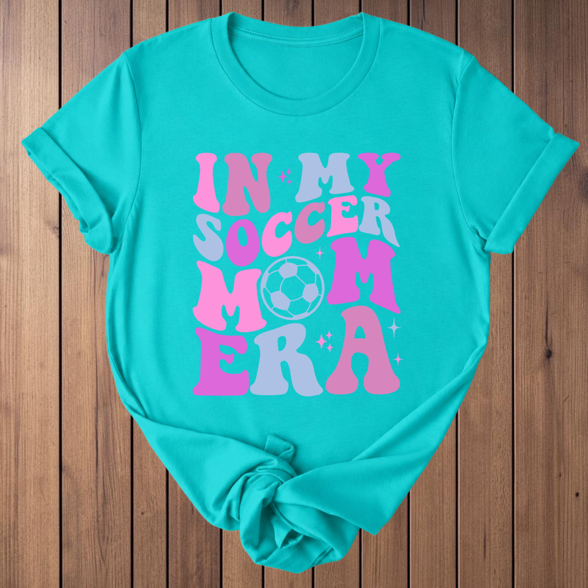 In My Soccer Mom Era T-Shirt - Teal
