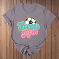 Soccer Mom Faux Glitter T-Shirt - Storm