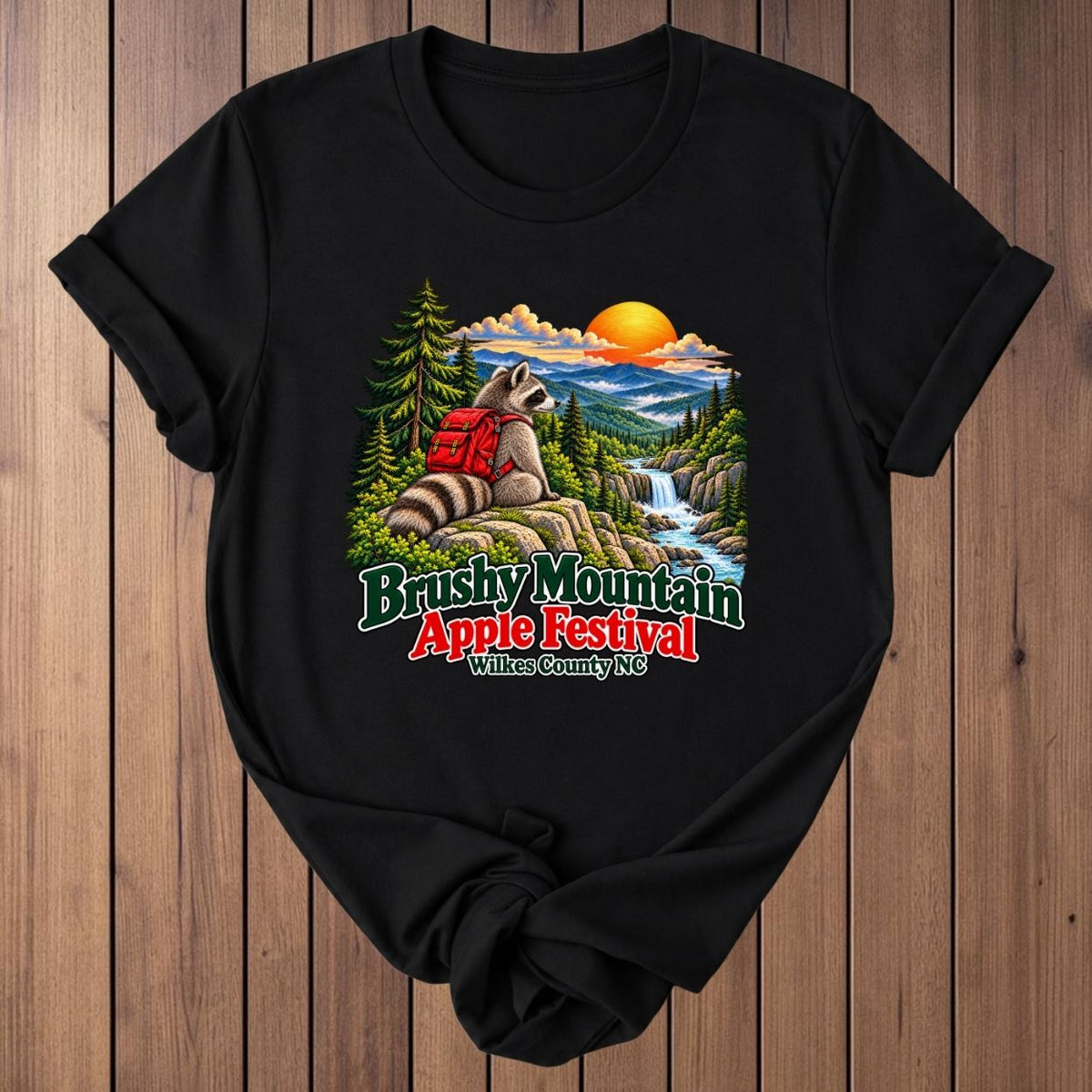 Brushy Mountain Apple Festival T-Shirt - Black