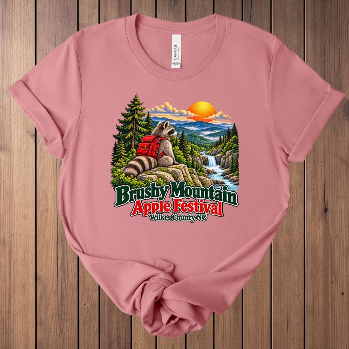 Brushy Mountain Apple Festival T-Shirt - Mauve