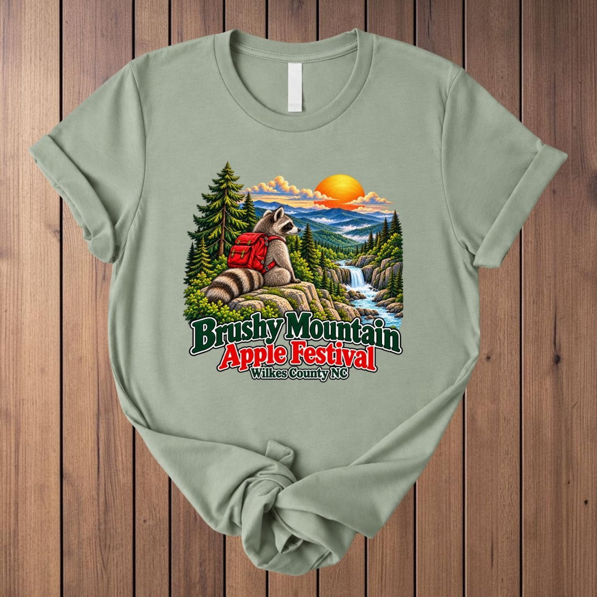Brushy Mountain Apple Festival T-Shirt - Sage
